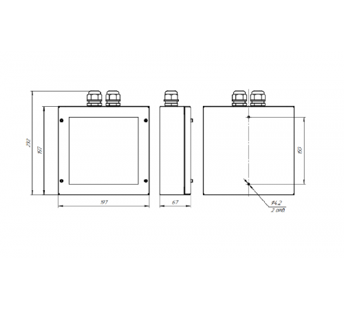 Указатель аварийный светодиодный BS-GARDA-73-S1-INEXI2 7,7Вт 3ч IP65 постоянный накладной  a16333  Белый свет