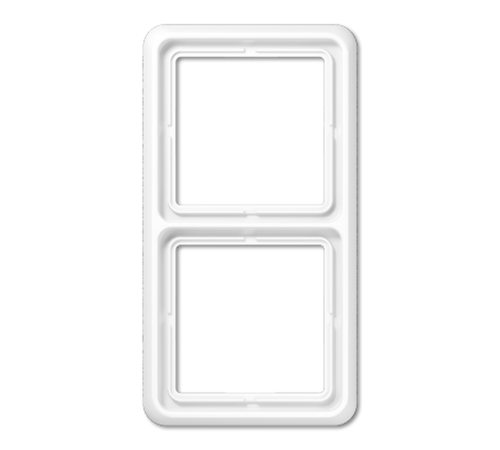 Рамка для вертикальной и горизонтальной установки, 2 поста; дюропласт; белый; CD500  CD582WW  Jung