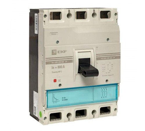 Выключатель автоматический ВА-99М-ОМ 400/400А 3P 42кА  mccb99-400-400m-om   EKF
