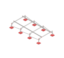 Опорная конструкция для установки оборудования TECHNORAPTOR FOOT 2000х4000  KM-TR-F-SSEI-2000-4000  КМ - профиль