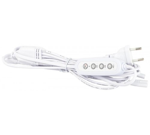 Разветвитель сетевой для линейных светильников  Разветвитель 4х IEC C7 2pin 2m+timer на 4 точки с таймером 4, 8, 12H  Б0066964  ЭРА