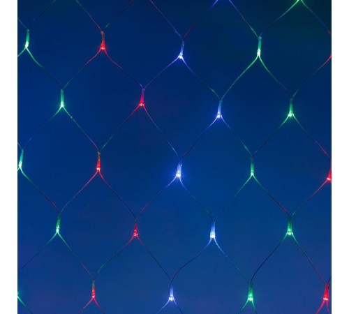 Светодиодная гирлянда ARD-NETLIGHT-HOME-1800x1500-CLEAR-180LED RGB (230V, 15W)  024678  Arlight