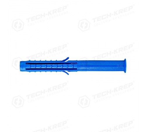 Дюбель распорный Чапай 8х80 шипы+усы (синие) (300 шт) - пакет накл. ( 0,77 кг)  111151  Tech-KREP