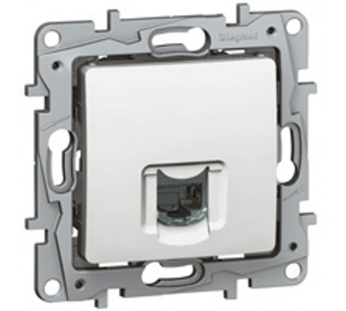 Etika Белый Розетка телефонная RJ11  672240  Legrand