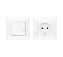Пакет для управления быт. электроприборами Valena Life (розетка Умн. с/з 16А 230В+Умн. беспроводн. 1-кл. выкл.) бел. Netatmo  752154  Legrand