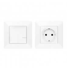 Пакет для управления быт. электроприборами Valena Life (розетка Умн. с/з 16А 230В+Умн. беспроводн. 1-кл. выкл.) бел. Netatmo  752154  Legrand