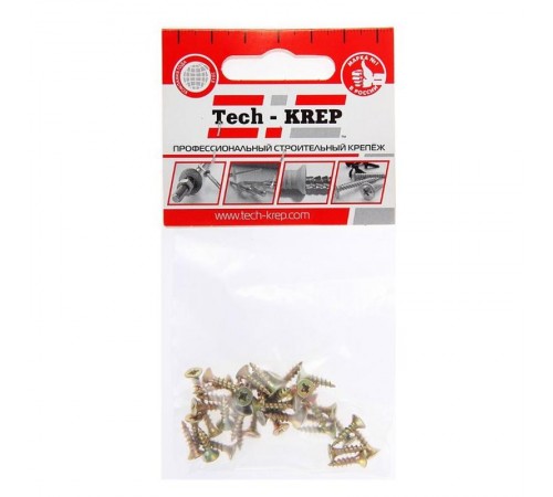 Саморез ШУж 2,5х13 пот. гол. (25 шт) - пакет ( 0,011 кг)  102467  Tech-KREP