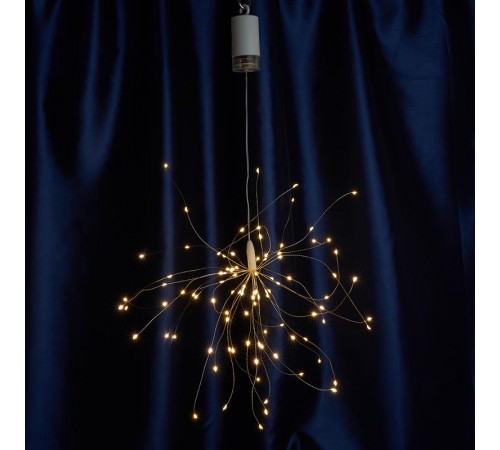 Гирлянда украшение Фейерверк 100 LED 0.3м, 2700K, батарейки 4*АА, IP20, CL595  41654  FERON