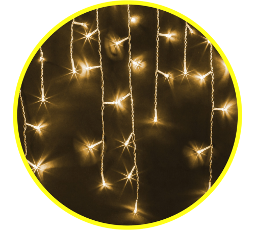 Гирлянда световая  NGF-I01-100WW-8-3.5m-230-TR-IP44  61840  Navigator