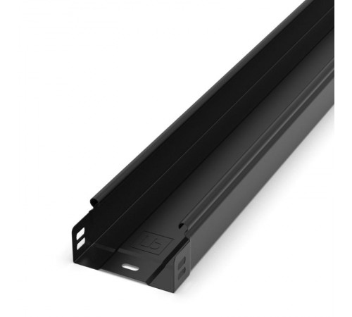 Лоток неперфорированный Стандарт 100х50х3000 (0,7 мм) RAL 9005 (24 м/уп)  PR16.9926  Промрукав