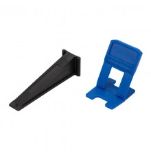 Система выравнивания плитки СВП зажим "Ворота" + клин 1,5 мм (40/40 шт./уп.)  89-0954  REXANT