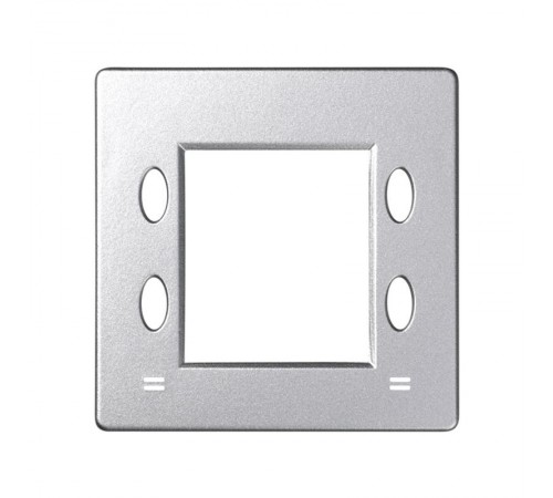 Simon 82 Накладка для механизмов Контроля времени, S82 Detail алюминий  82555-93  Simon