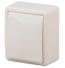 Выключатель 11-1201-02 , 10АХ-250В, ОУ, Эксперт, Слоновая кость Б0020655  ЭРА