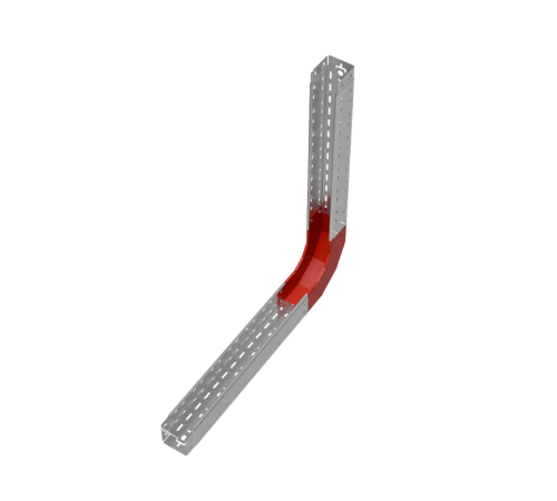 Угол внутр. верт. 90 гр. 100х100 мм "ПЛЮС" HD  NLplus90-100-100 HD   КМ-профиль