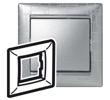 Valena Алюминий модерн Рамка 1-ая  770341  Legrand