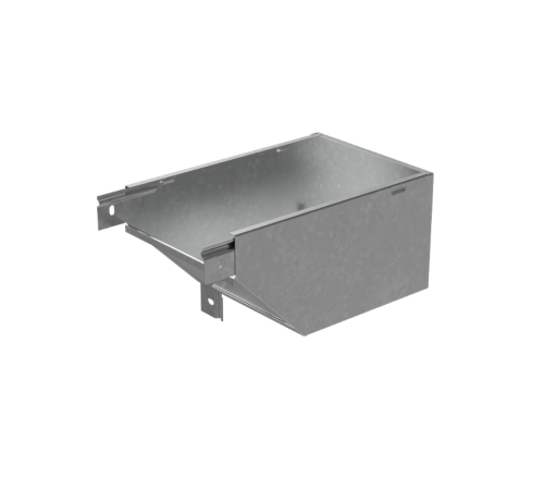 Угол вертикальный внешний L 50х200 мм с разворотом трассы на 90 град "ПЛЮС"  VLPDplus90-50-200-L  КМ-профиль