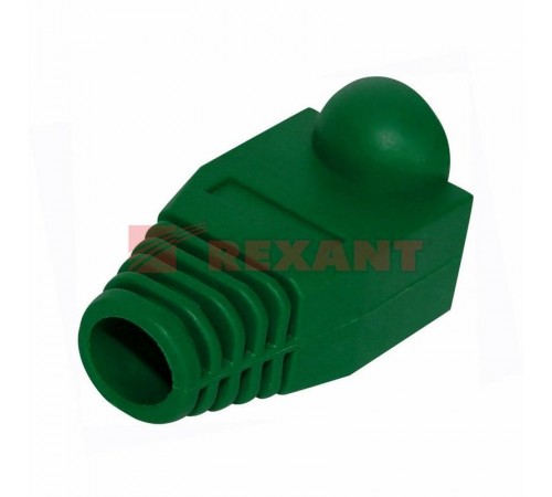 Изолирующий колпачок для разъемов RJ-45, зеленый  05-1204  REXANT