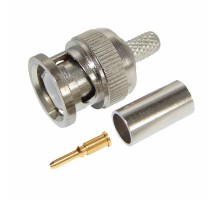 Разъем штекер BNC RG-6 обжим  05-3003  REXANT