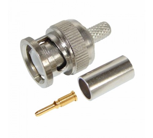 Разъем штекер BNC RG-6 обжим  05-3003  REXANT