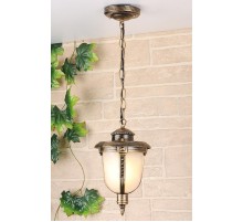 Светильник садово-парковый GLYF-2010H Atlas H черное золото настенный  a028009  Elektrostandard