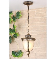 Светильник садово-парковый GLYF-2010H Atlas H черное золото настенный  a028009  Elektrostandard