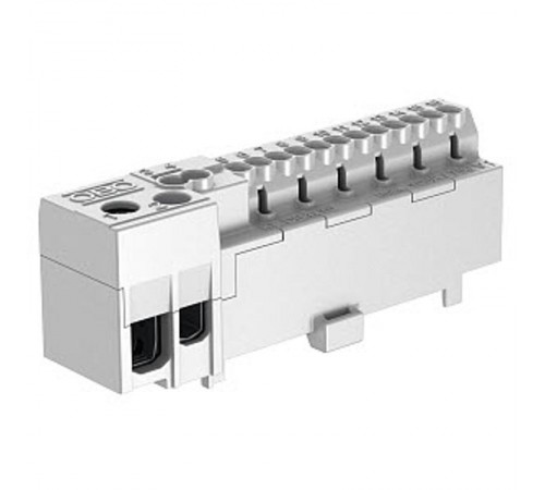 Клемма быстрозажимная, 12 контактов (серый)  2016270  OBO Bettermann