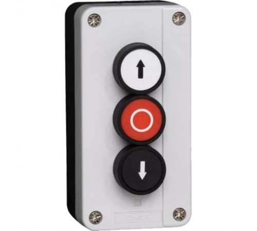 Кнопочный пост NP2-B324, 1НО+1НО+1НЗ (R)  573947  CHINT