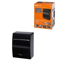 Бокс пластиковый навесной ЩРН-П-6 модулей IP41, Антрацит  SQ0901-0901  TDM