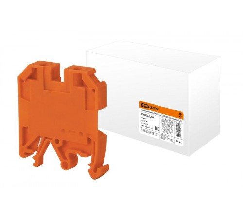 Зажим наборный ЗНИ-10мм2 (JXB70А) оранжевый  SQ0803-0205  TDM