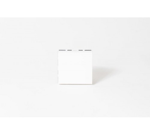 Выключатель одноклавишный 45х45 белый, с безвинтовым зажимом  200005  SPL