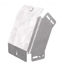 Угол вертикальный внешний 45 градусов с крышкой Стандарт 150х80  PR16.0555  Промрукав