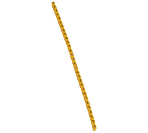 Маркер CAB 3 - для кабеля 1,5-2,5 мм - заглавная буква K  038340  Legrand