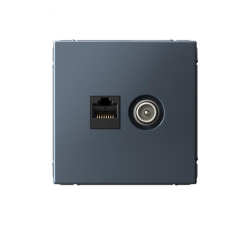 ArtGallery Грифель Розетка двойная TV + компьютерная RJ45, кат. 5Е  GAL000789  SE