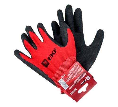 Перчатки PROFI нейлоновые с рельефным латексом  pe15nl-proxima  EKF