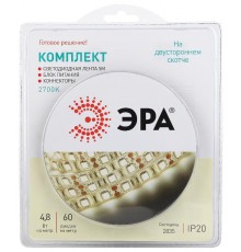 Комплект светодиодной ленты 2835kit-4,8-60-12-IP20-2700-5m  Б0043062  ЭРА