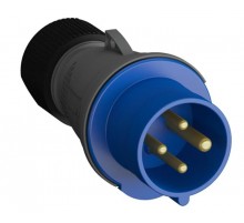 Вилка кабельная Easy&Safe 332EP9,32А,3P+E,IP44,9ч2CMA101986R1000 ABB