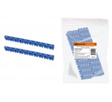 Маркер наборный - символ "6" голубой 6 мм2 (100 шт.)   SQ0534-0052  TDM