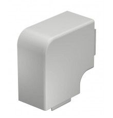 Крышка плоского угла кабельного канала WDK 60x90 мм (ПВХ,светло-серый) (WDK HF60090LGR)  6183417  OBO Bettermann