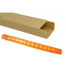 Кабель-канал 100х60 сосна (12м)   SQ0402-0110  TDM