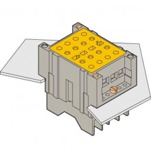 Блок DEF-D-VA Клеммный для цепей расцепителя, не размыкаемый, полуутопленный монтаж, зажим под болт  1SNA166896R1100  TE