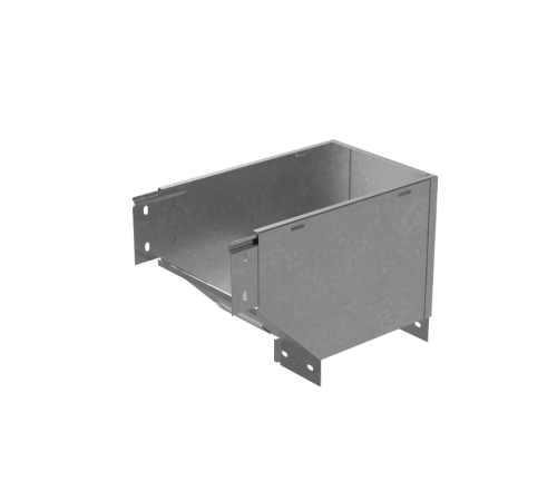 Угол вертикальный внешний R 100х300 мм с разворотом трассы на 90 град "ПЛЮС"  VLPDplus90-100-300-R  КМ-профиль