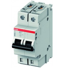 Выключатель автоматический двухполюсный S402E 10А C 6кА (S402E-C10)  2CCS552001R0104  ABB