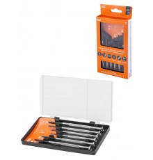 Набор отверток для точных работ №1, с намагниченным наконечником, 6 предметов "Гранит"  SQ1013-0301  TDM