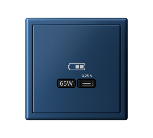 ArtGallery Аквамарин Розетка USB тип-С 65Вт высокоскор.заряд. QC, PD, механизм  GAL001127  SE