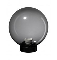 Светильник НТУ 03- 60-202 шар d=200 мм IP54 (дымчатый ПММА, основание плоское ПК, Е27)  SQ0330-0631  TDM