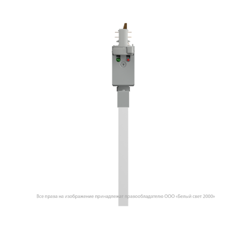 Световой указатель аварийного освещения BS-CANOE-71-S2 LED Gray  a20994  Белый свет