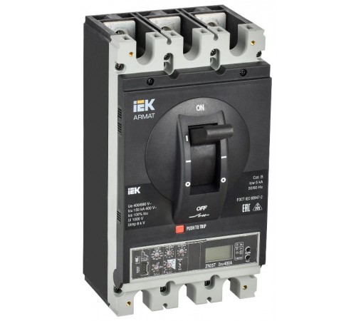 ARMAT Авт. выкл. лит. корпус 3P I 150кА 630А эл. пр.  AR-MCCB-3I-150-0630A-ELPC  IEK