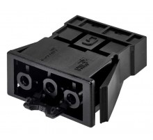 Simon Connect Коннектор "мама", 3-х проводный, СБСП, безвинтовое соединение, графит  CR0001-14  Simon