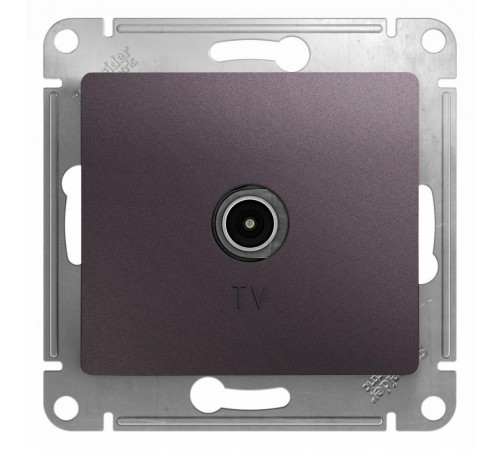 Glossa Сиреневый туман Розетка TV, механизм  GSL001493  SE