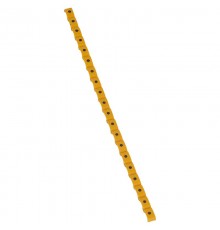 Маркер Duplix - чёрная маркировка на желтом фоне - условное обозначение - точка  038441  Legrand